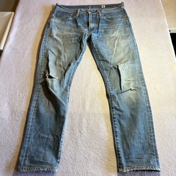 Levi's Other - Levi's‎ 512 Slim Taper Jeans Men's Light Wash Selvedge Denim 33x28 Made in Japan